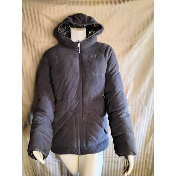 Columbia Reversible Hooded Camo Jacket XL Polyester Womens Outdoor Wear - Picture 6 of 8